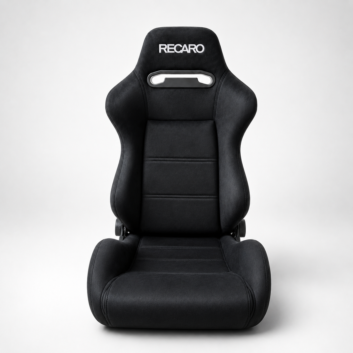 BUTACA DEPORTIVA RECARO BGR GAMUZA RECLINABLE NEGRA