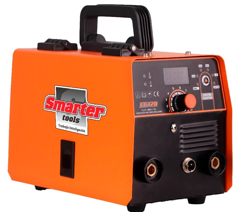 SOLDADORA MIG FLUX FX-120 MIG-120A/MMA-100A - SMARTER TOOLS