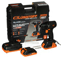 ATORNILLADOR DE IMPACTO A BATERIA ENC 1/4" C/2 BAT 2.0AMP + CARGADOR - BLACK SERIES