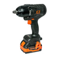 LLAVE DE IMPACTO ENC 1/2" - 750 NM - C/2 BAT 4.0 AMP + CARG - BLACK SERIES