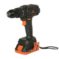TALADRO PERCUTOR PROFESIONAL A BATERÍA 13MM - 60NM - C/2 BAT 2.0AMP + CARG - BLACK SERIES