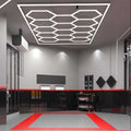 LUCES HEXAGONALES PANEL LUZ LED 4.8x2.4M 672W 14 HEXAGONOS