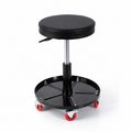 BANCO DE TALLER CON RUEDAS REDONDO - NEGRO