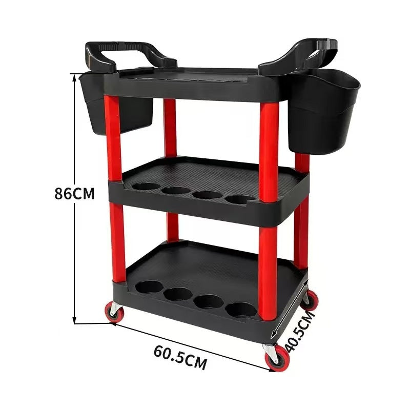 CARRO DE TALLER DETAILING CON RUEDAS CARRO ORGANIZADOR
