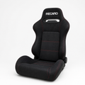 BUTACA DEPORTIVA RECARO BGR GAMUZA RECLINABLE NEGRA Y ROJA