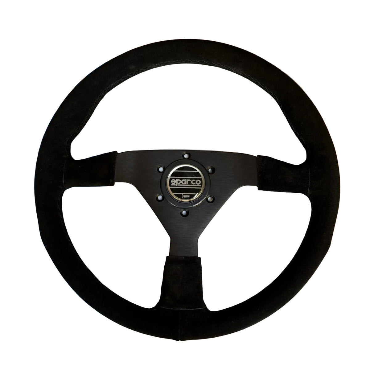 VOLANTE DEPORTIVO 14" PLANO GAMUZA SPARCO
